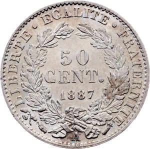 France, 50 Centimes 1887, Paris