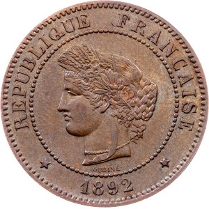 France, 5 Centimes  1892, Paris