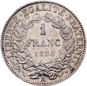 France, 1 Franc 1894, Paris