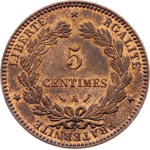 France, 5 Centimes 1896, Paris