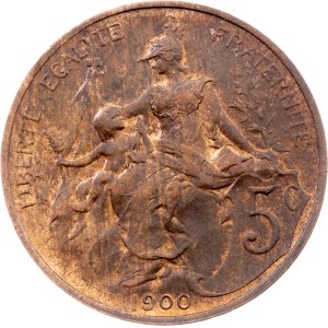France, 5 Centimes  1900, Paris
