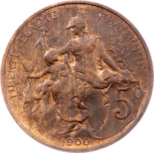 France, 5 Centimes  1900, Paris