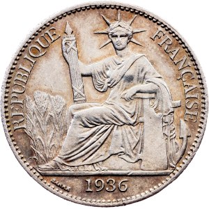 French Indochina, 50 Cents 1936, Paris