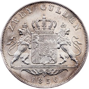 Germany, 2 Gulden 1856, Munich