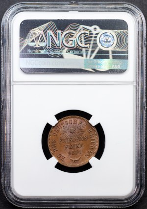 Germany, 1 Kreuzer 1871, Karlsruhe
