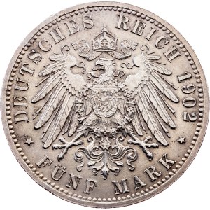 Germany, 5 Mark  1902, Stuttgart