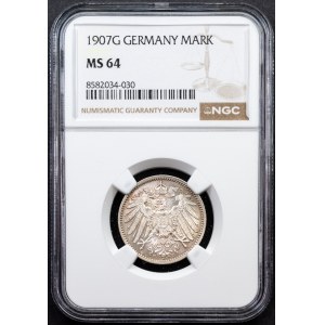 Germany, 1 Mark 1907, Karlsruhe
