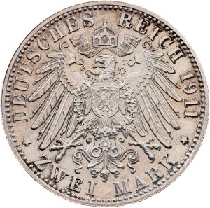 Germany, 2 Marks 1911, Munich