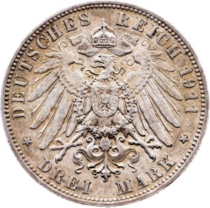 Germany, 3 Mark 1911, Muldenhütten