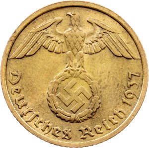 Germany, 10 Reichspfennig 1937, Karlsruhe