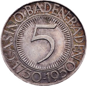 Germany, 5 Mark 1950