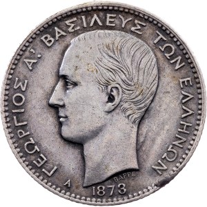 Greece, 1 Drachme 1873, Paris