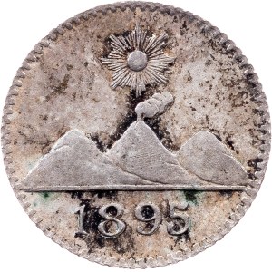 Guatemala, 1/4 Real 1895, Guatemala