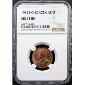 Hong Kong, 1 Cent 1933, London