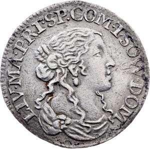 Italy, 1 Luigino 1666, Tassarolo