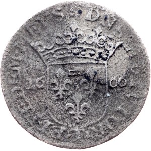 Italy, 1 Luigino 1666, Tassarolo