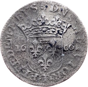 Italy, 1 Luigino 1666, Tassarolo