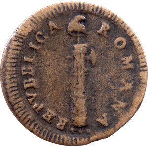 Italy, 2 Baiocchi 1799, Rome