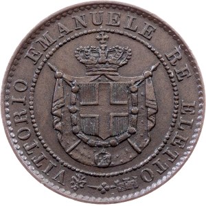 Italy, 1 Centesimo 1859, Heaton