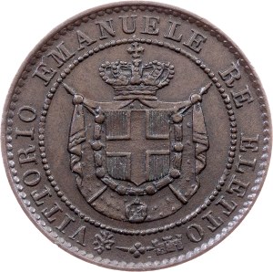 Italy, 1 Centesimo 1859, Heaton