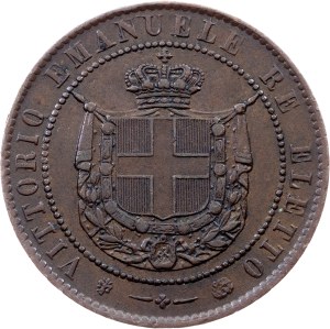 Italy, 5 Centesimi 1859, Heaton