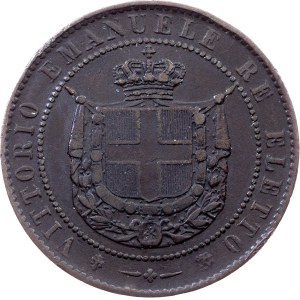 Italy, 5 Centesimi 1859, Heaton