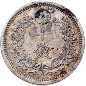 Japan, 10 Sen 8 (1875) , Dokuritsu (Japan)