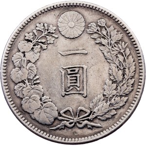 Japan, 1 Yen 37 (1904), Dokuritsu