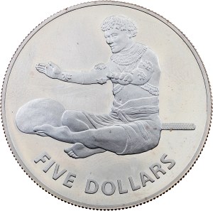 Kiribati, 5 Dollars 1979, Llantrisant