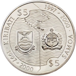 Kiribati/Samoa, 5 Dollars 1997