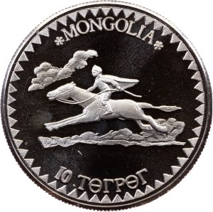 Mongolia, 10 Togrog 1984