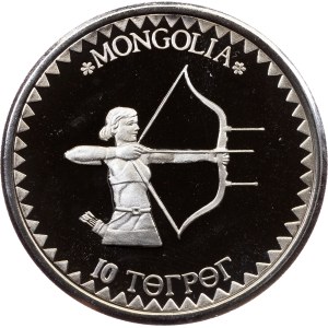 Mongolia, 10 Togrog 1984