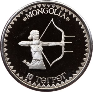 Mongolia, 10 Togrog 1984