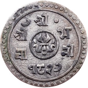 Nepal, 1/4 Mohar 1827 (1905)