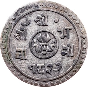 Nepal, 1/4 Mohar 1827 (1905)