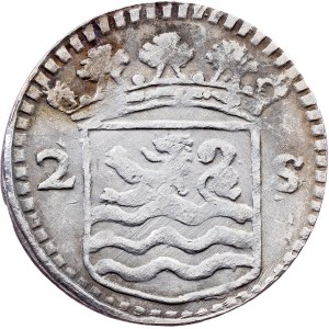 Netherlands, 2 Stuivers 1745, Middelburg