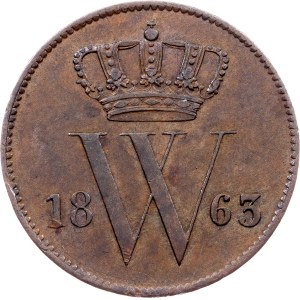 Netherlands, 1 Cent 1863, Utrecht