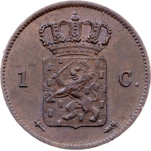 Netherlands, 1 Cent 1863, Utrecht