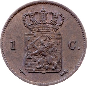 Netherlands, 1 Cent 1863, Utrecht