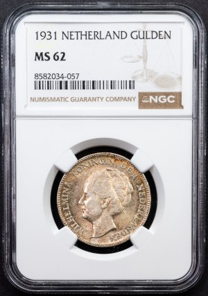 Netherlands, 1 Gulden 1931, Utrecht