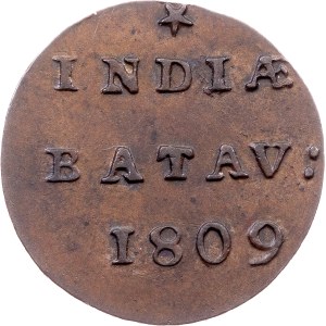 Netherlands East Indies, 1/2 Duit 1809