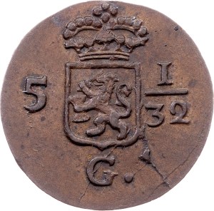 Netherlands East Indies, 1/2 Duit 1809