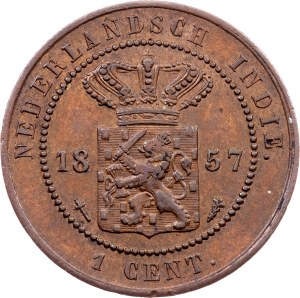 Netherlands East Indies, 1 Cent 1857, Utrecht