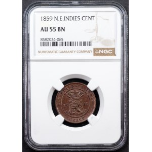 Netherlands East Indies, 1 Cent 1859, Utrecht