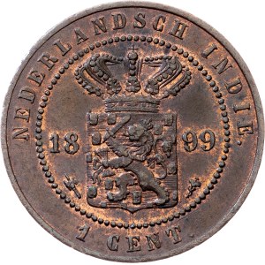 Netherlands East Indies, 1 Cent 1899, Utrecht