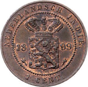 Netherlands East Indies, 1 Cent 1899, Utrecht