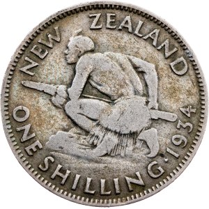 New Zealand, 1 Shilling 1934, London