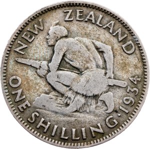 New Zealand, 1 Shilling 1934, London