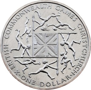 New Zealand, 1 Dollar 1974, Canberra
