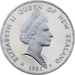 New Zealand, 1 Dollar 1981, Llantrisant